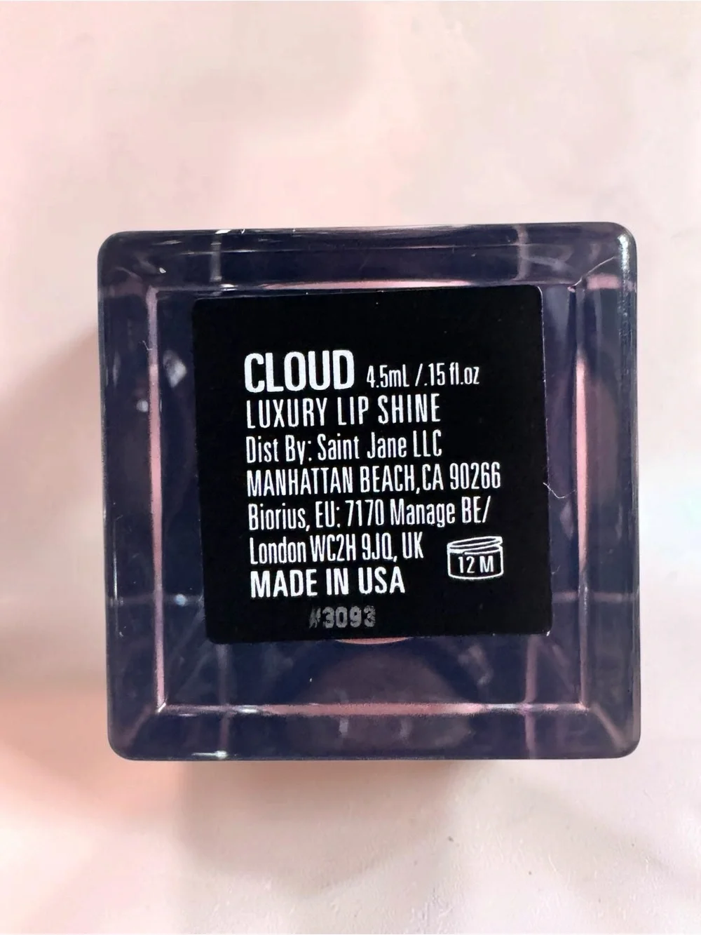 Saint Jane Luxury Lip Shine in Cloud NEW
